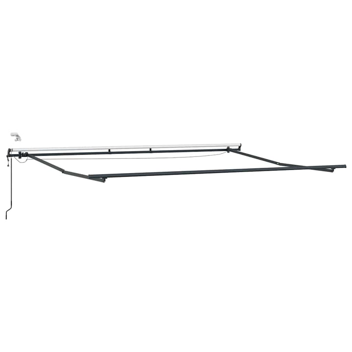 markise med LED-lys 450x300 cm automatisk betjening bordeaux