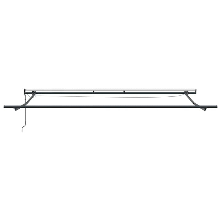 markise med LED-lys 450x300 cm automatisk betjening bordeaux