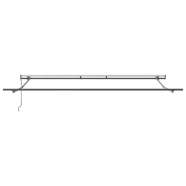 markise 400x300 cm automatisk betjening brun