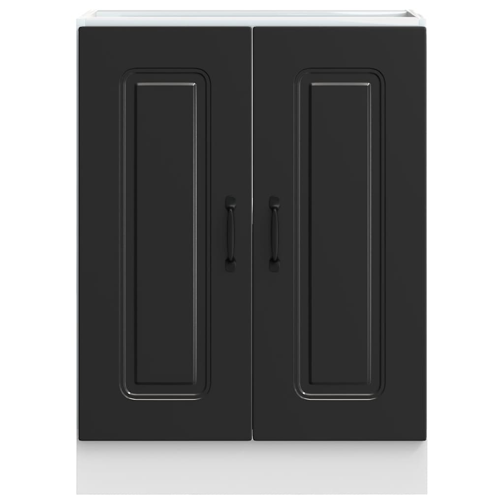 underskab til vask Kalmar 60x46x81,5 cm konstrueret træ sort