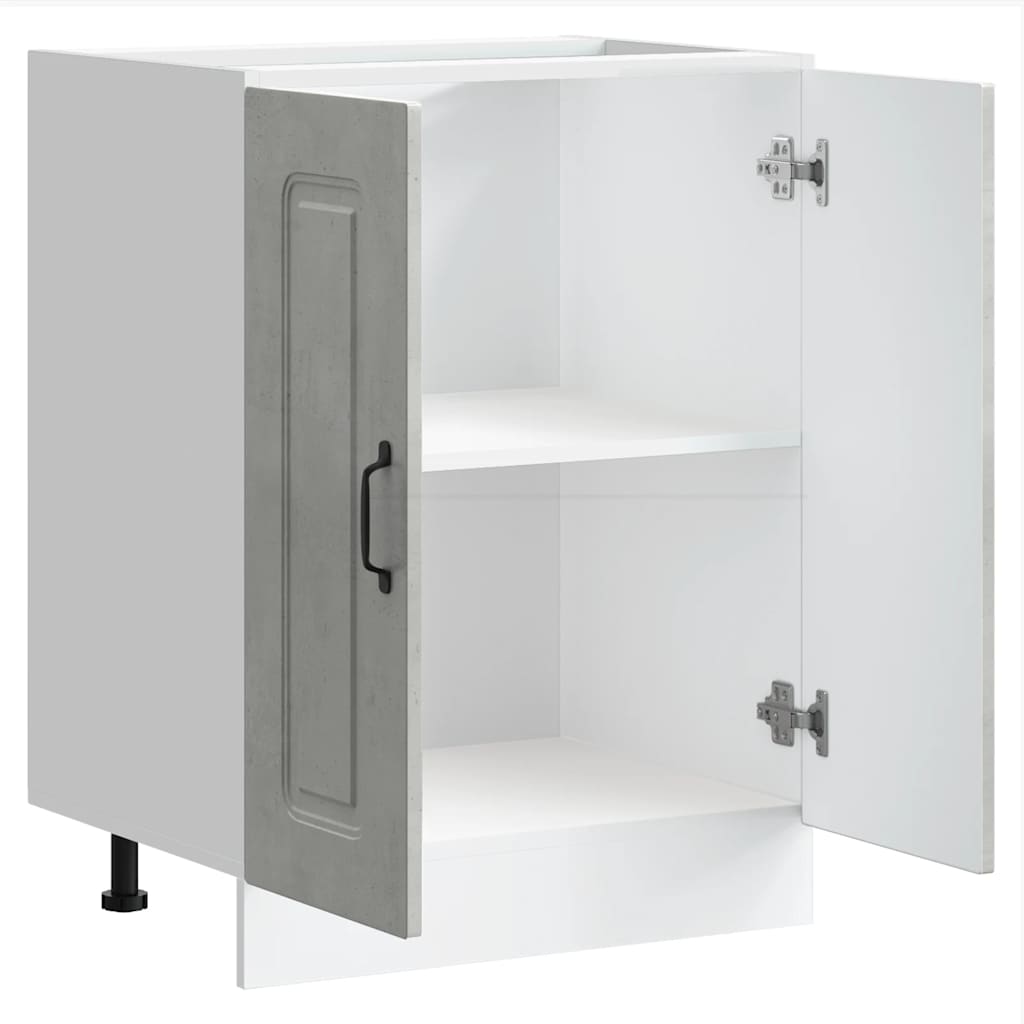 underskab til vask Kalmar 60x46x81,5 cm beton grå