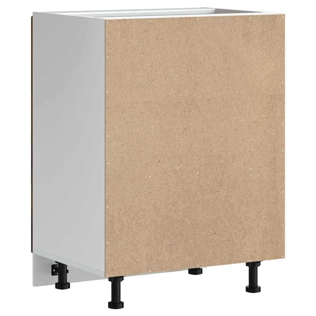 underskab til vask Kalmar 60x46x81,5cm konstrueret træ røget eg