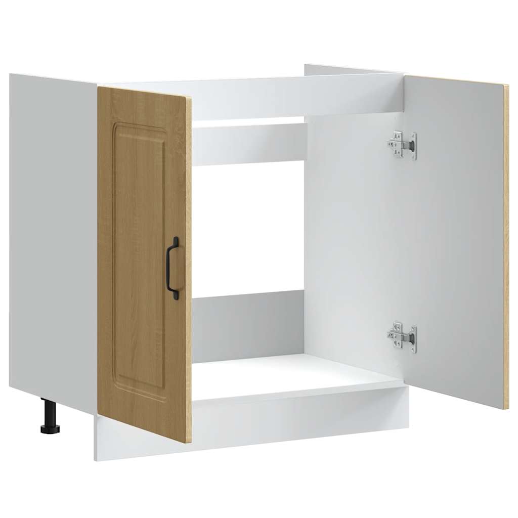 underskab til vask Kalmar 80x46x81,5 cm sonoma-eg
