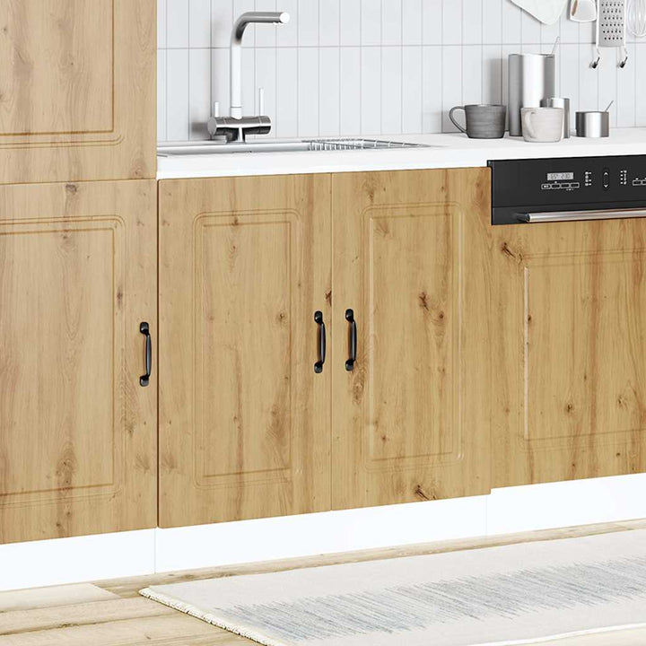 underskab til vask Kalmar 80x46x81,5 cm konstrueret træ egetræ