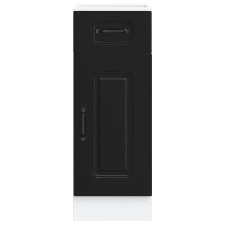 køkkenunderskab Kalmar konstrueret træ sort