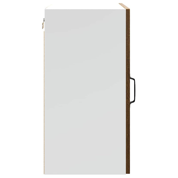 køkkenvægskab Kalmar konstrueret træ brun egetræsfarve