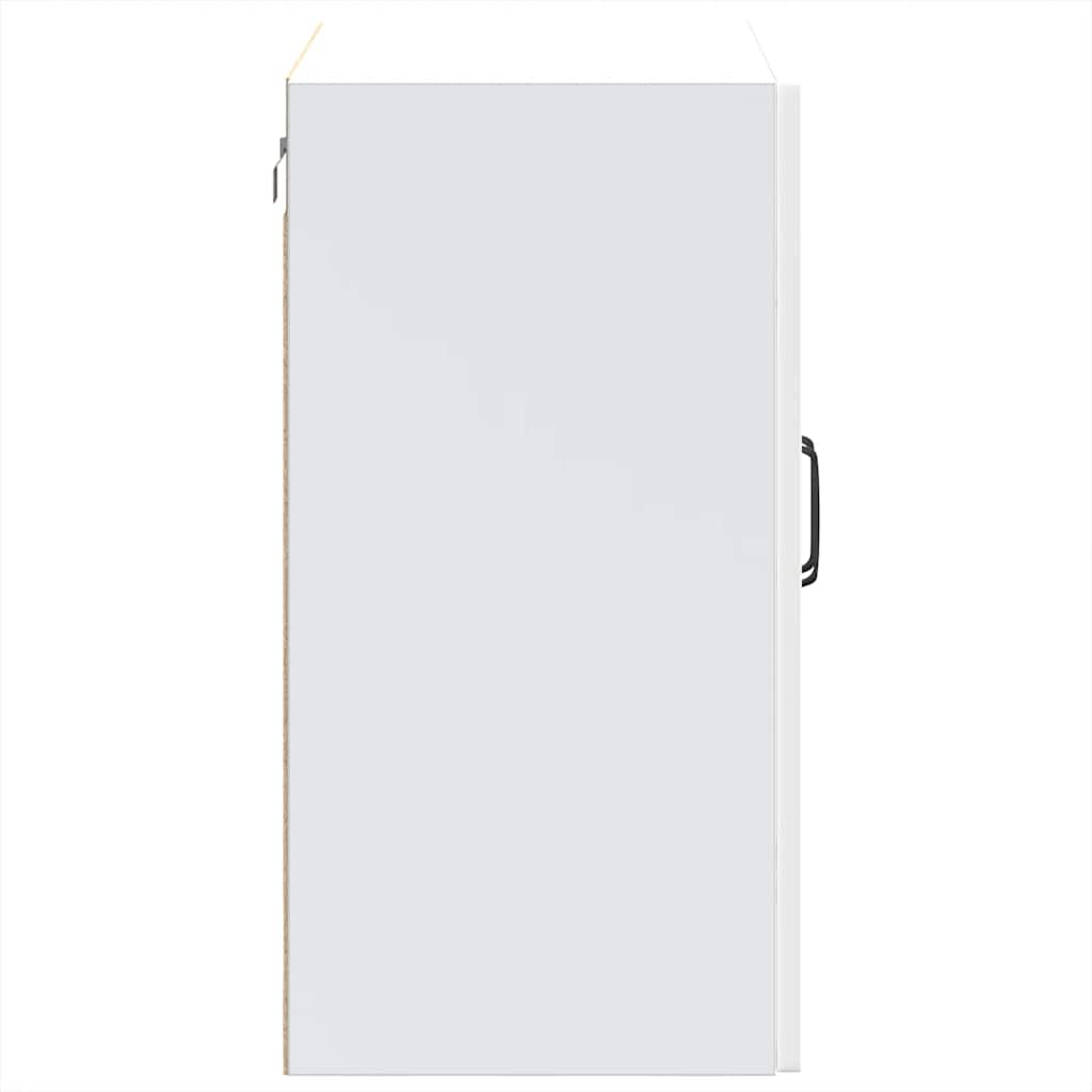 køkkenvægskab med glasdør Kalmar konstrueret træ hvid