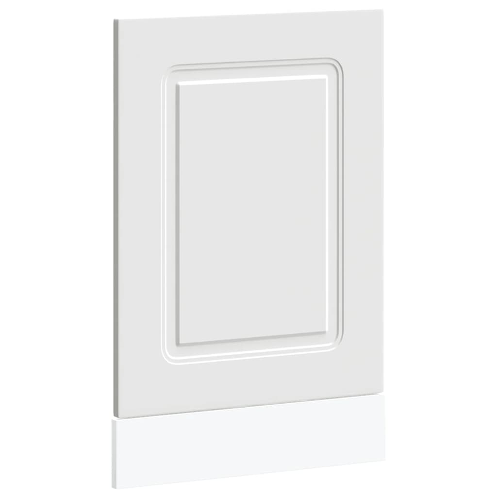 låge til opvaskemaskine Kalmar 45x1,5x57cm konstrueret træ hvid