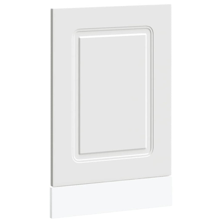 låge til opvaskemaskine Kalmar 45x1,5x57cm konstrueret træ hvid