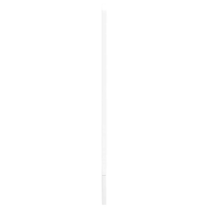 låge til opvaskemaskine Kalmar 45x1,5x57cm konstrueret træ hvid