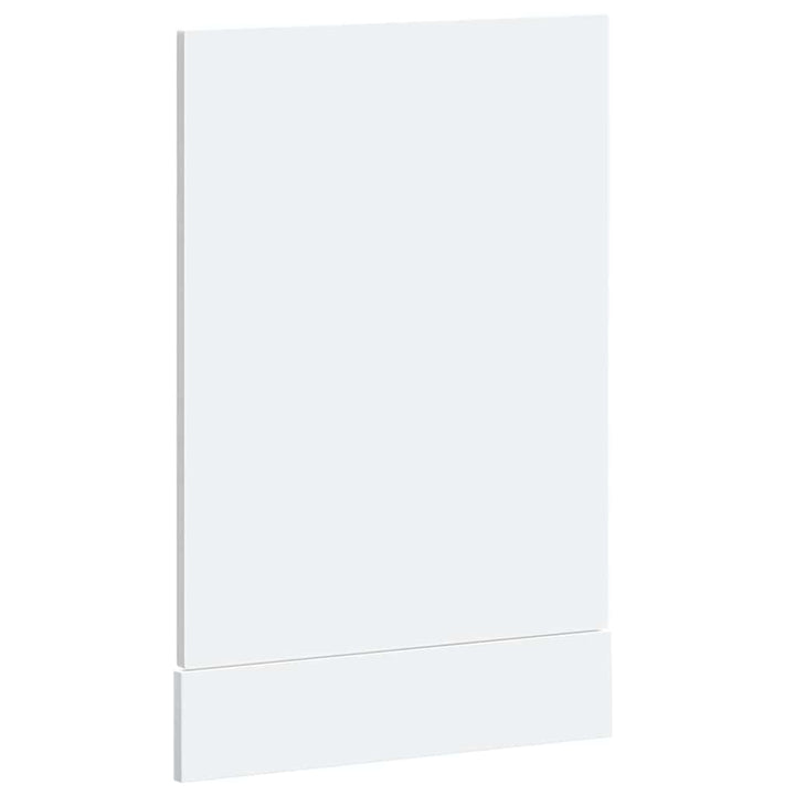 låge til opvaskemaskine Kalmar 45x1,5x57cm konstrueret træ hvid
