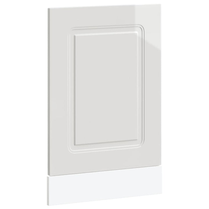 låge til opvaskemaskine Kalmar 45x1,5x57 cm hvid højglans