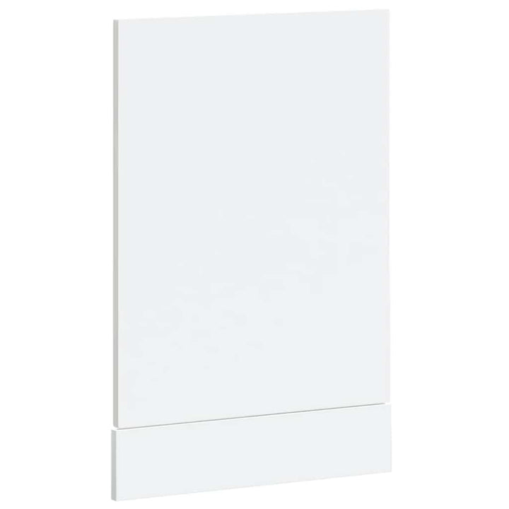 låge til opvaskemaskine Kalmar 45x1,5x57 cm hvid højglans