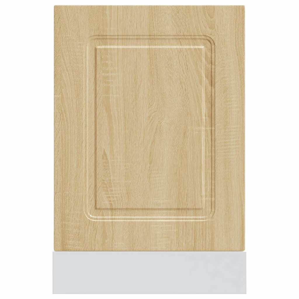 låge til opvaskemaskine Kalmar 45x1,5x57 cm sonoma-eg