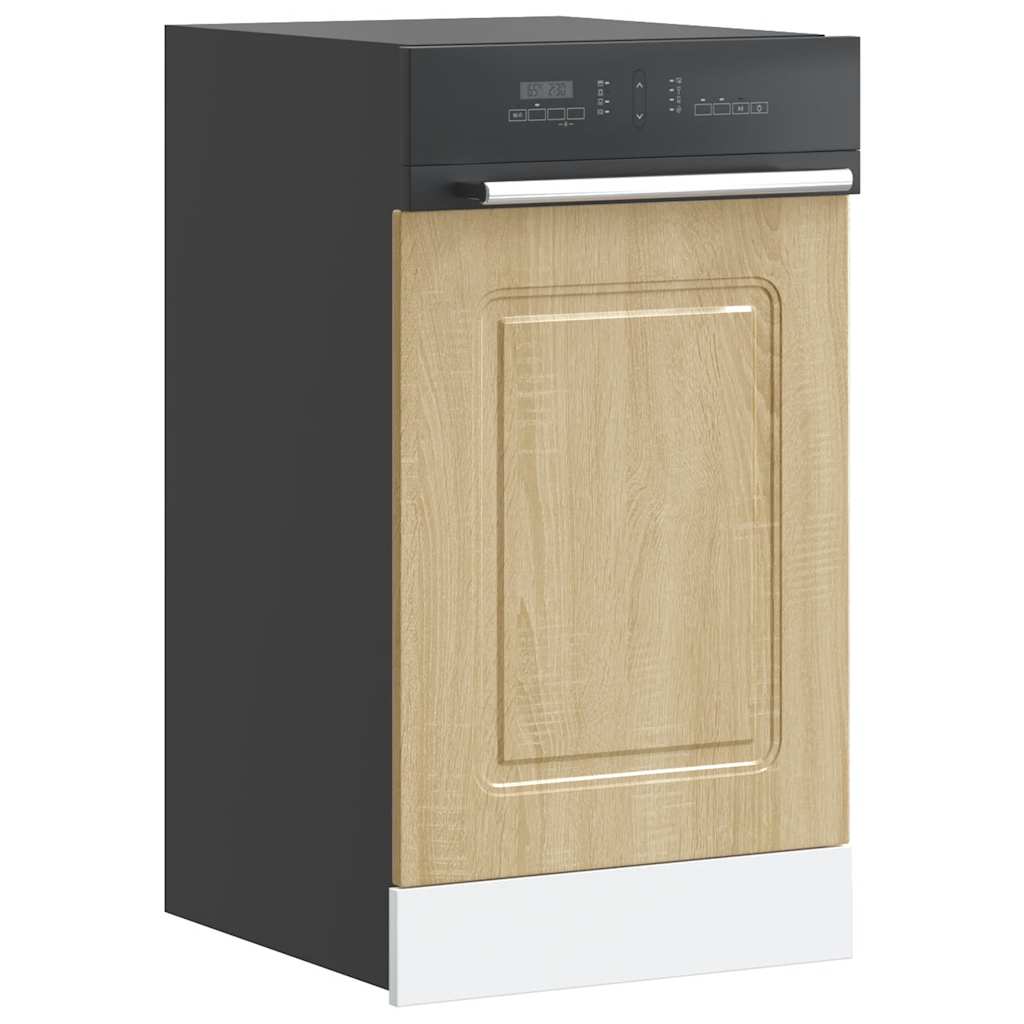låge til opvaskemaskine Kalmar 45x1,5x57 cm sonoma-eg
