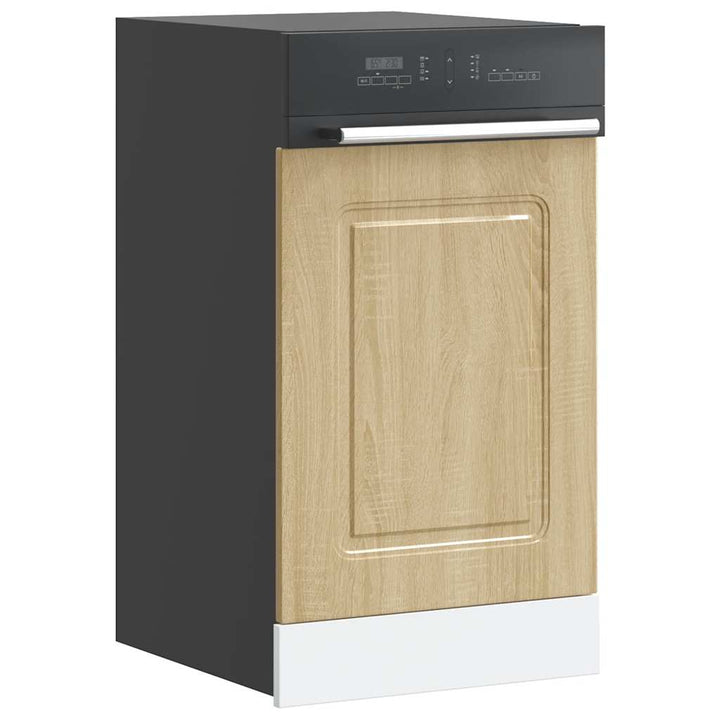 låge til opvaskemaskine Kalmar 45x1,5x57 cm sonoma-eg
