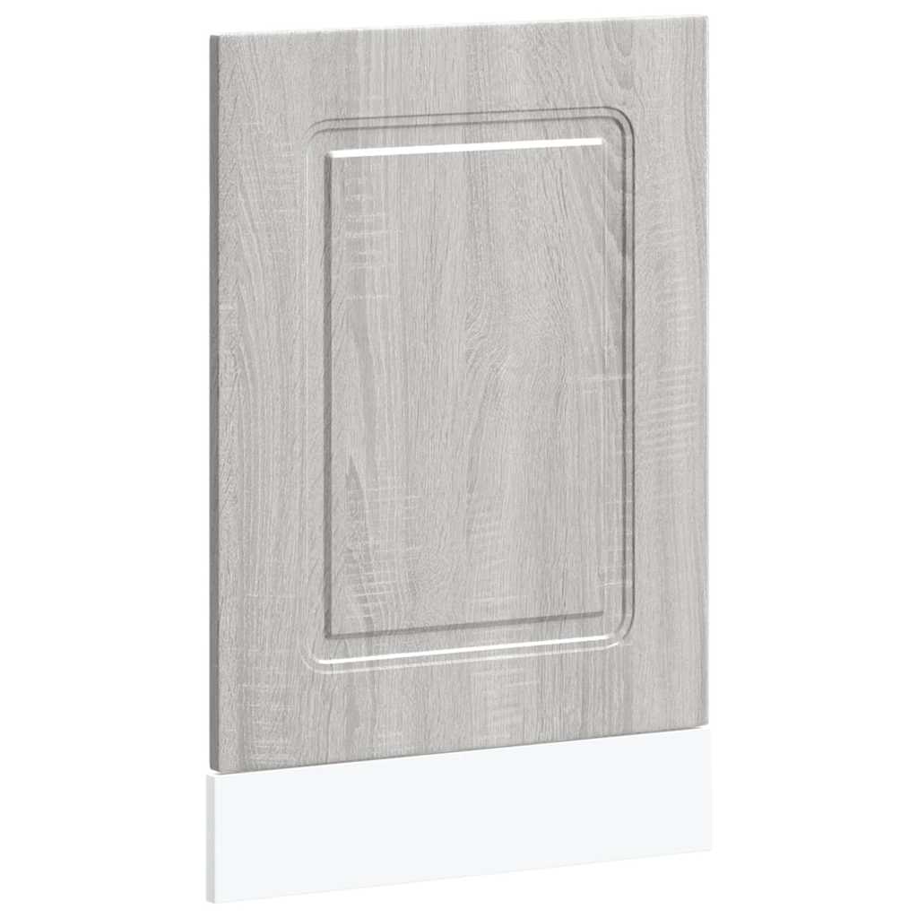 låge til opvaskemaskine Kalmar 45x1,5x57 cm grå sonoma-eg
