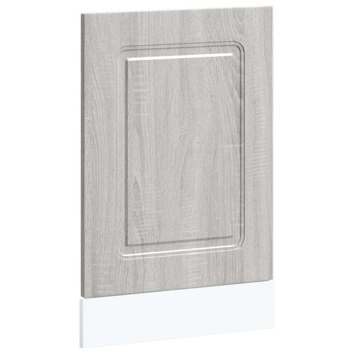 låge til opvaskemaskine Kalmar 45x1,5x57 cm grå sonoma-eg