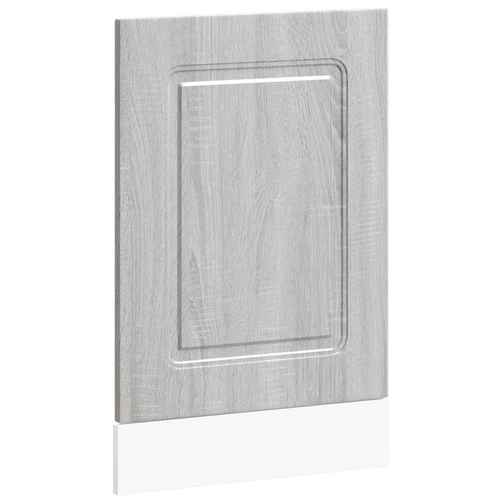 låge til opvaskemaskine Kalmar 45x1,5x57 cm grå sonoma-eg