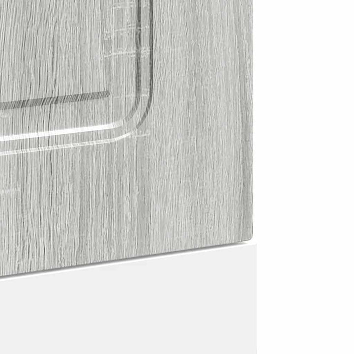 låge til opvaskemaskine Kalmar 45x1,5x57 cm grå sonoma-eg