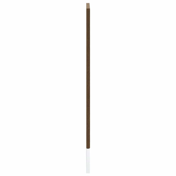 låge til opvaskemaskine Kalmar 45x1,5x57 cm brun egetræsfarve