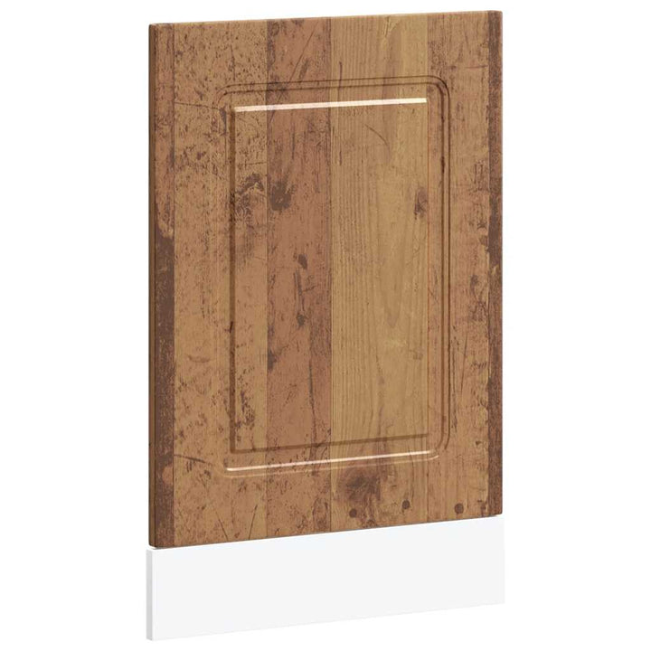 låge til opvaskemaskine Kalmar 45x1,5x57 cm antikt træ