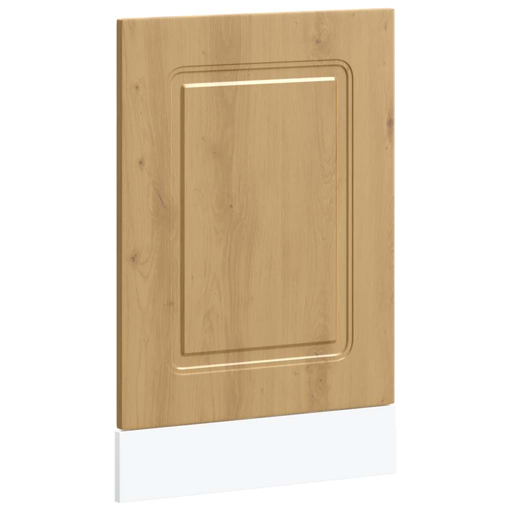 låge til opvaskemaskine Kalmar 45x1,5x57 cm egetræsfarvet