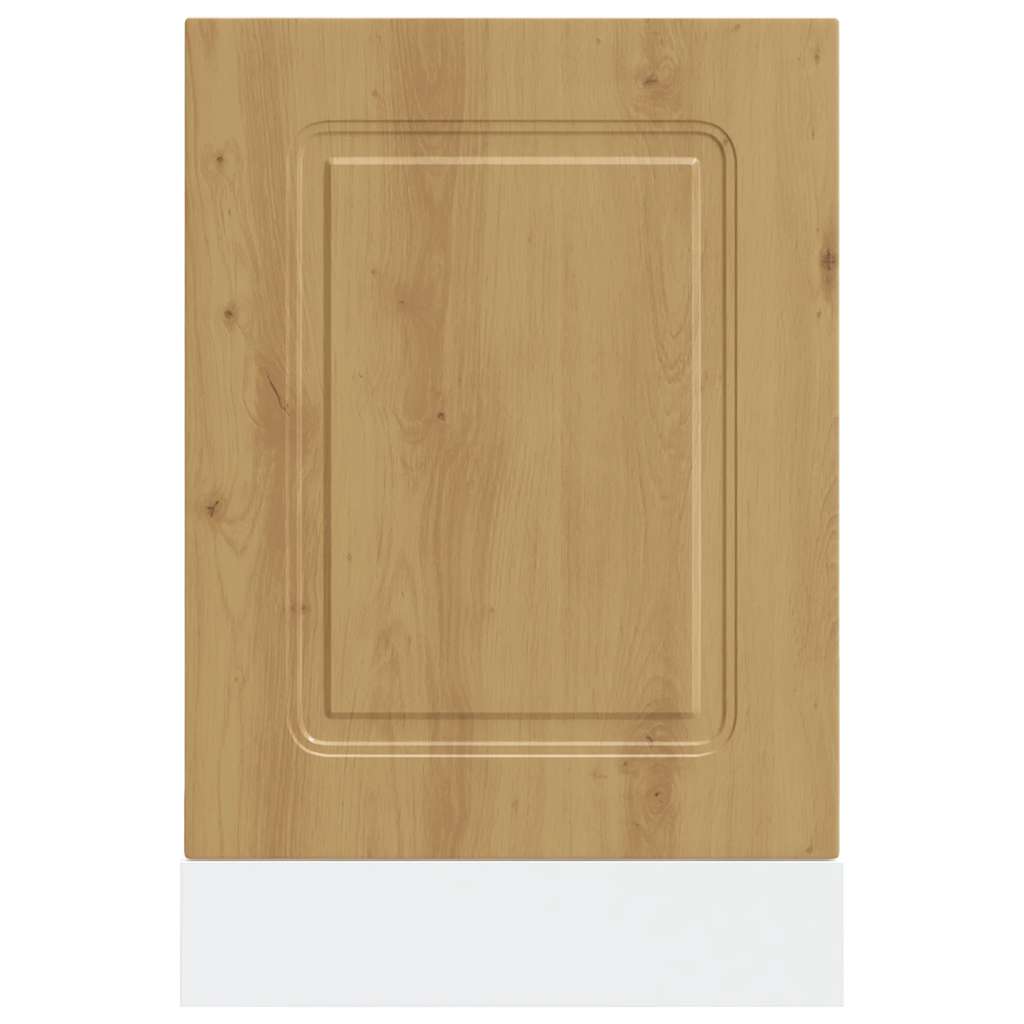 låge til opvaskemaskine Kalmar 45x1,5x57 cm egetræsfarvet