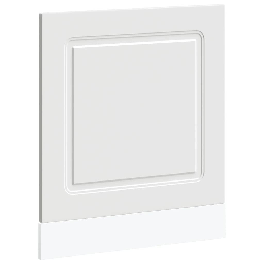 låge til opvaskemaskine Kalmar 60x1,5x57cm konstrueret træ hvid