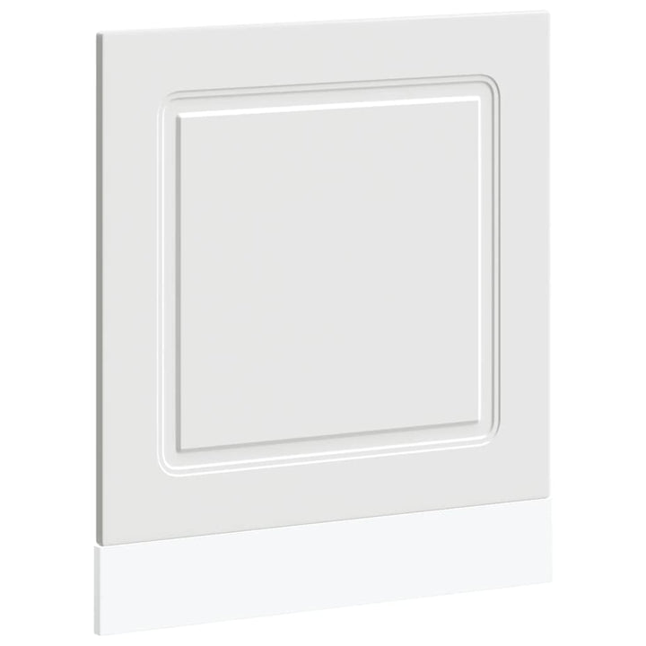 låge til opvaskemaskine Kalmar 60x1,5x57cm konstrueret træ hvid