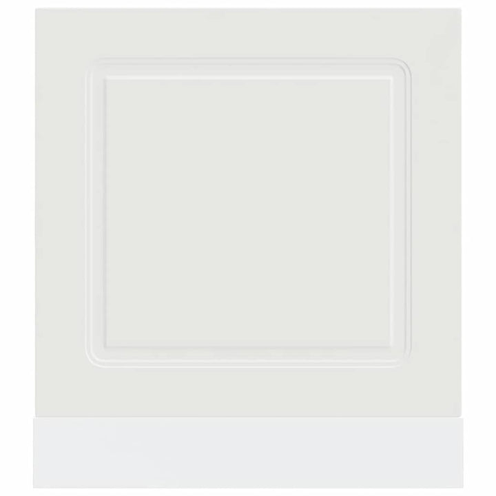 låge til opvaskemaskine Kalmar 60x1,5x57cm konstrueret træ hvid