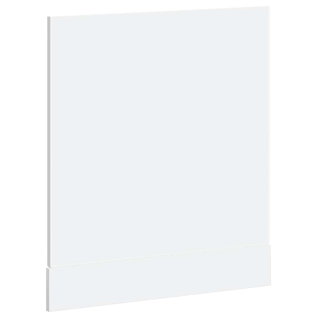 låge til opvaskemaskine Kalmar 60x1,5x57cm konstrueret træ hvid