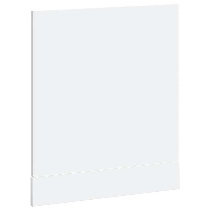 låge til opvaskemaskine Kalmar 60x1,5x57cm konstrueret træ hvid