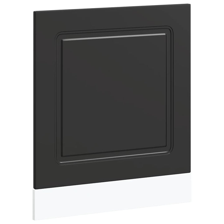 låge til opvaskemaskine Kalmar 60x1,5x57cm konstrueret træ sort
