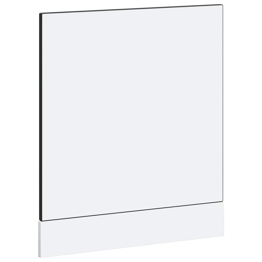 låge til opvaskemaskine Kalmar 60x1,5x57cm konstrueret træ sort