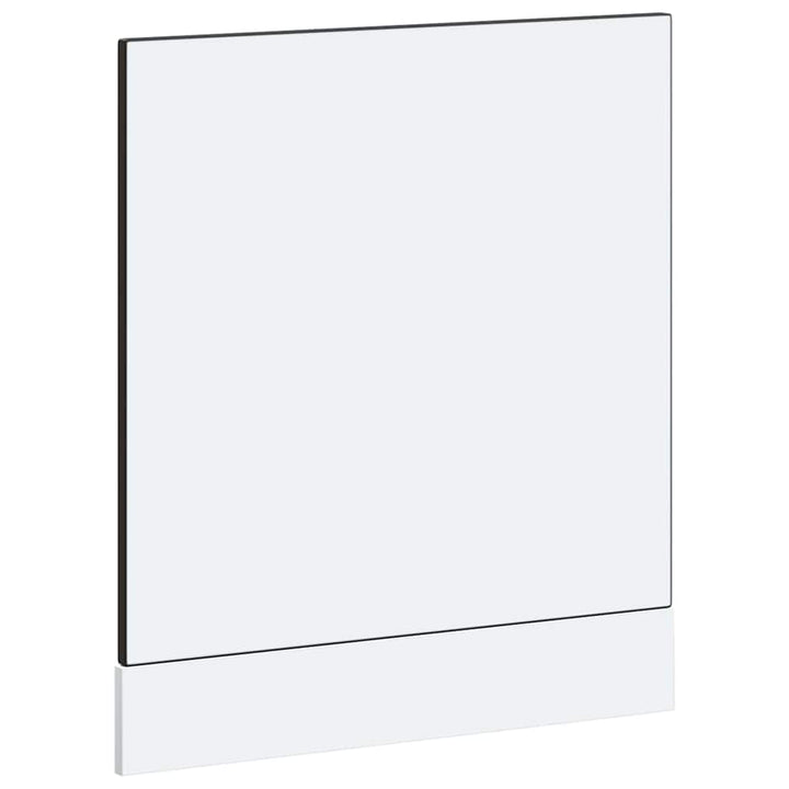 låge til opvaskemaskine Kalmar 60x1,5x57cm konstrueret træ sort