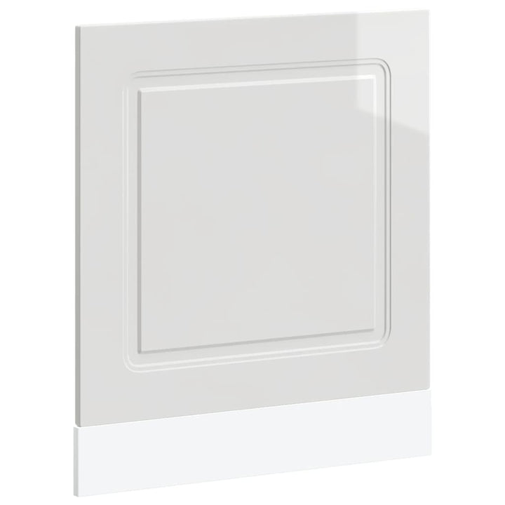 låge til opvaskemaskine Kalmar 60x1,5x57 cm hvid højglans