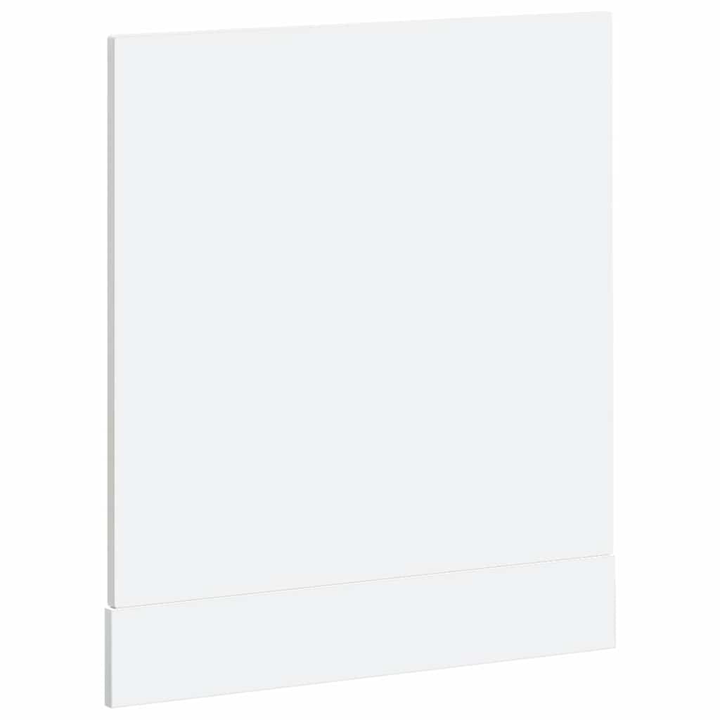 låge til opvaskemaskine Kalmar 60x1,5x57 cm hvid højglans