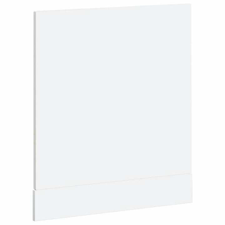 låge til opvaskemaskine Kalmar 60x1,5x57 cm hvid højglans