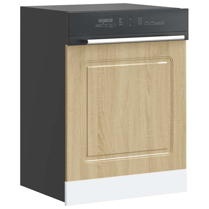 låge til opvaskemaskine Kalmar 60x1,5x57 cm sonoma-eg