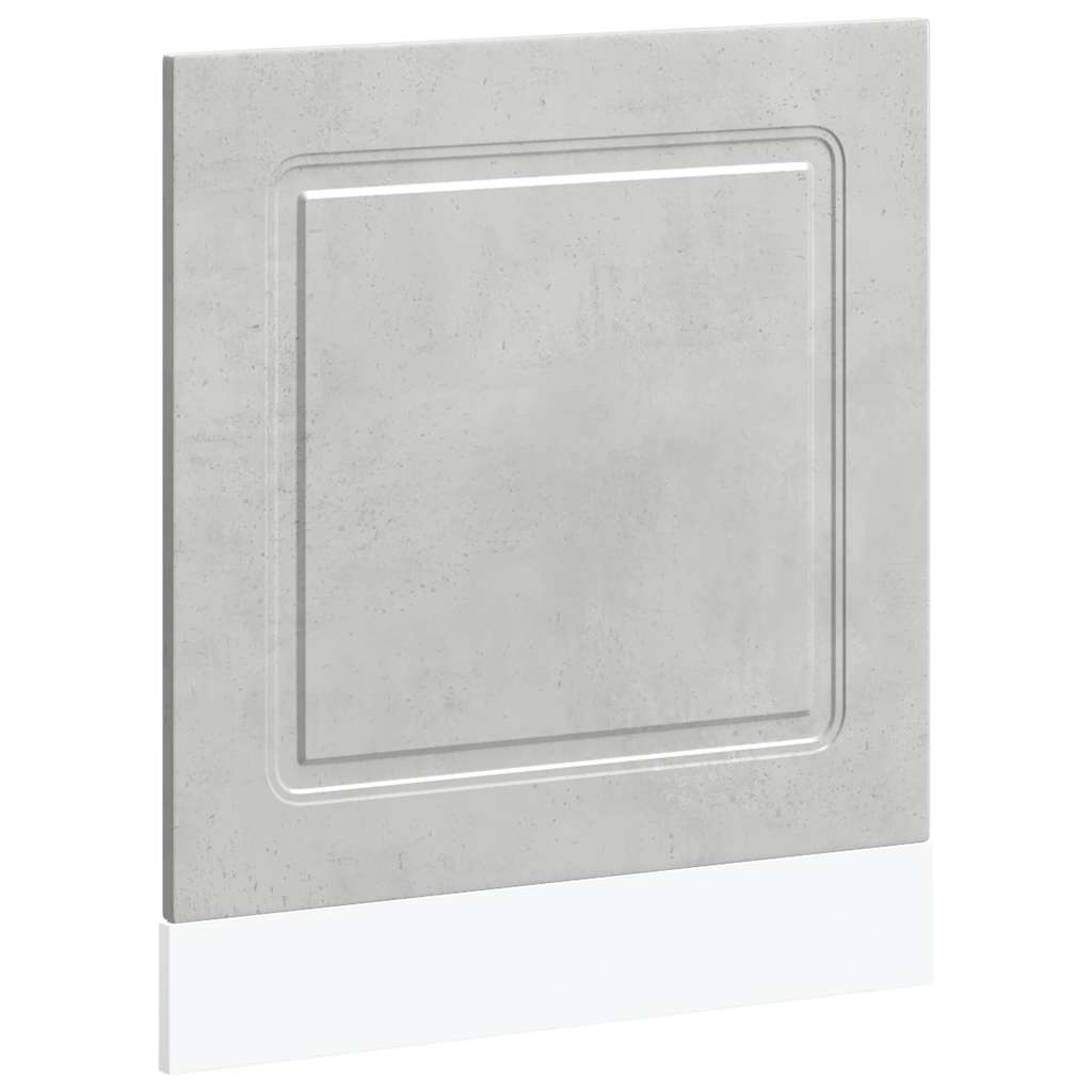 låge til opvaskemaskine Kalmar 60x1,5x57 cm betongrå
