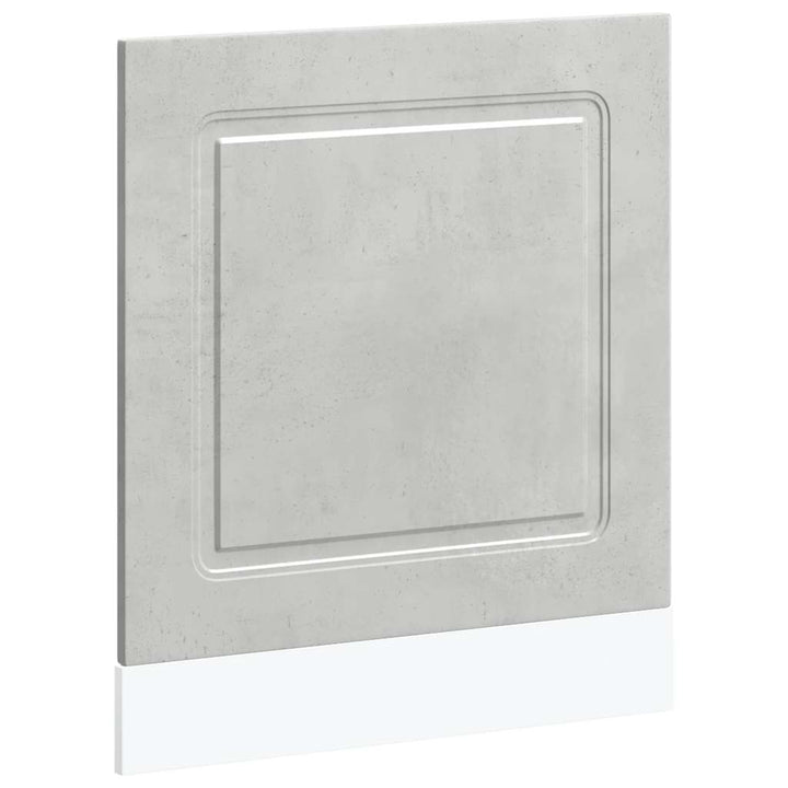 låge til opvaskemaskine Kalmar 60x1,5x57 cm betongrå