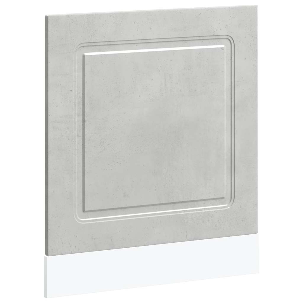 låge til opvaskemaskine Kalmar 60x1,5x57 cm betongrå