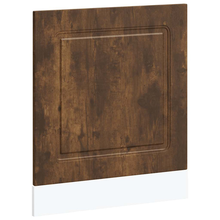 låge til opvaskemaskine Kalmar 60x1,5x57 cm røget egetræsfarve