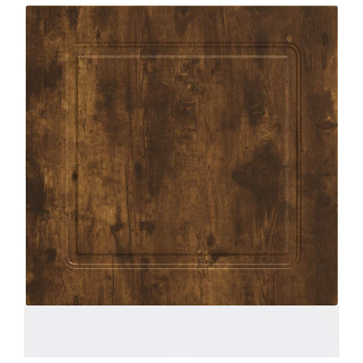låge til opvaskemaskine Kalmar 60x1,5x57 cm røget egetræsfarve