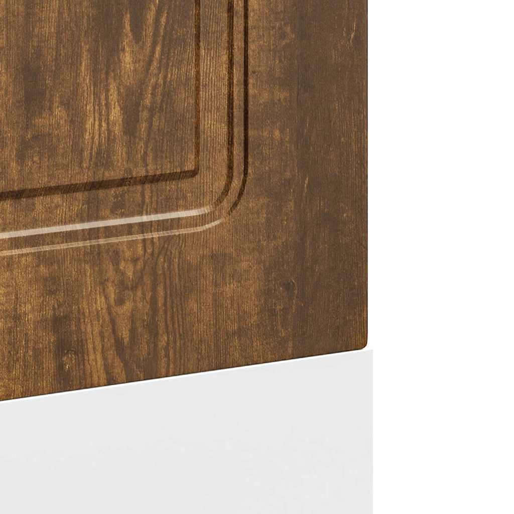 låge til opvaskemaskine Kalmar 60x1,5x57 cm røget egetræsfarve