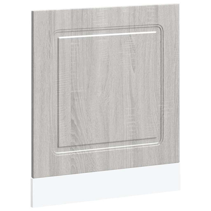 låge til opvaskemaskine Kalmar 60x1,5x57 cm grå sonoma-eg