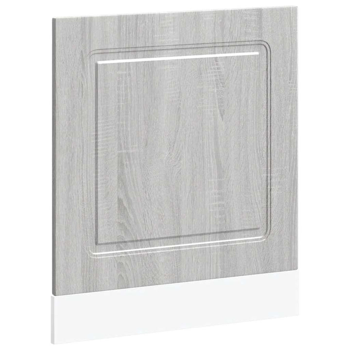 låge til opvaskemaskine Kalmar 60x1,5x57 cm grå sonoma-eg