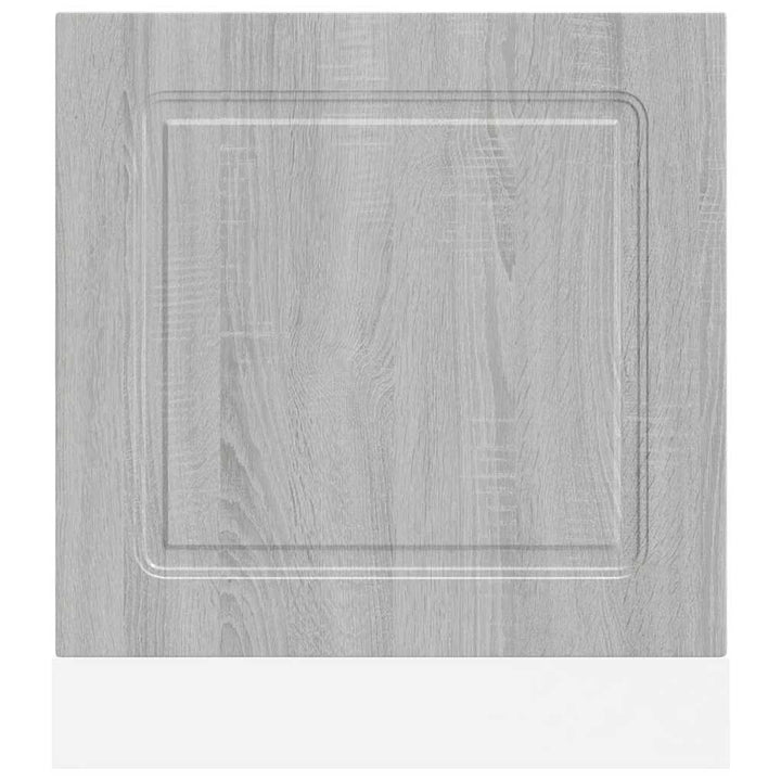 låge til opvaskemaskine Kalmar 60x1,5x57 cm grå sonoma-eg