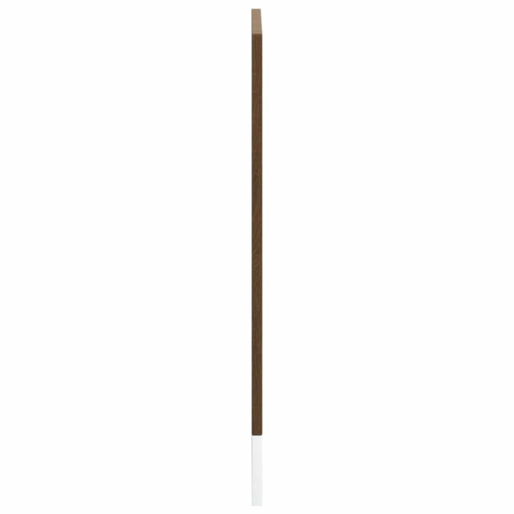 låge til opvaskemaskine Kalmar 60x1,5x57 cm brun egetræsfarve